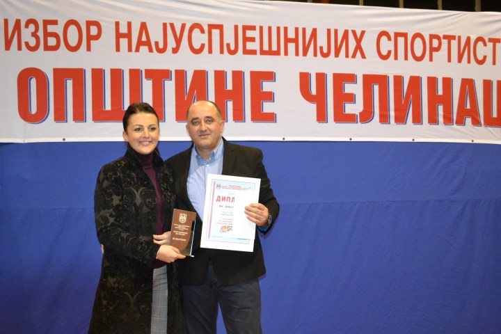 ministar Sonja Davidovic i predsjednik FK Snjegotina Dalibor Vujicic