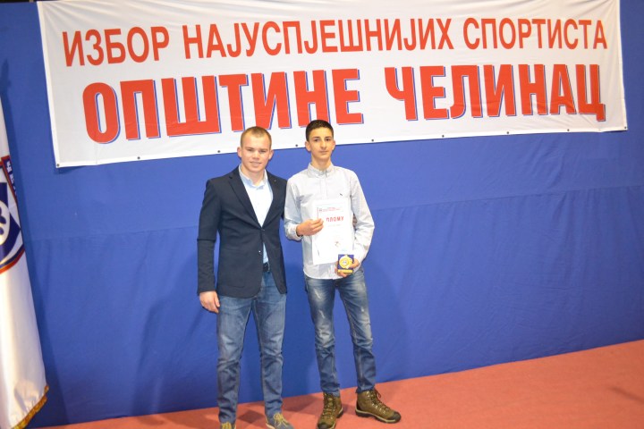 proslogodisnji najuspjesniji sportista Nikola Zeljic i Damjan Predic